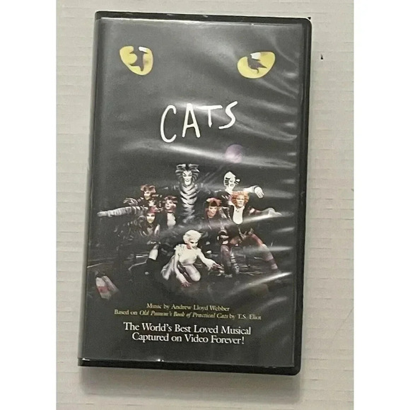 cats: The Musical VHS 1998 Andrew Lloyd Webber,‎  T.S. Eliot - Picture 1 of 3